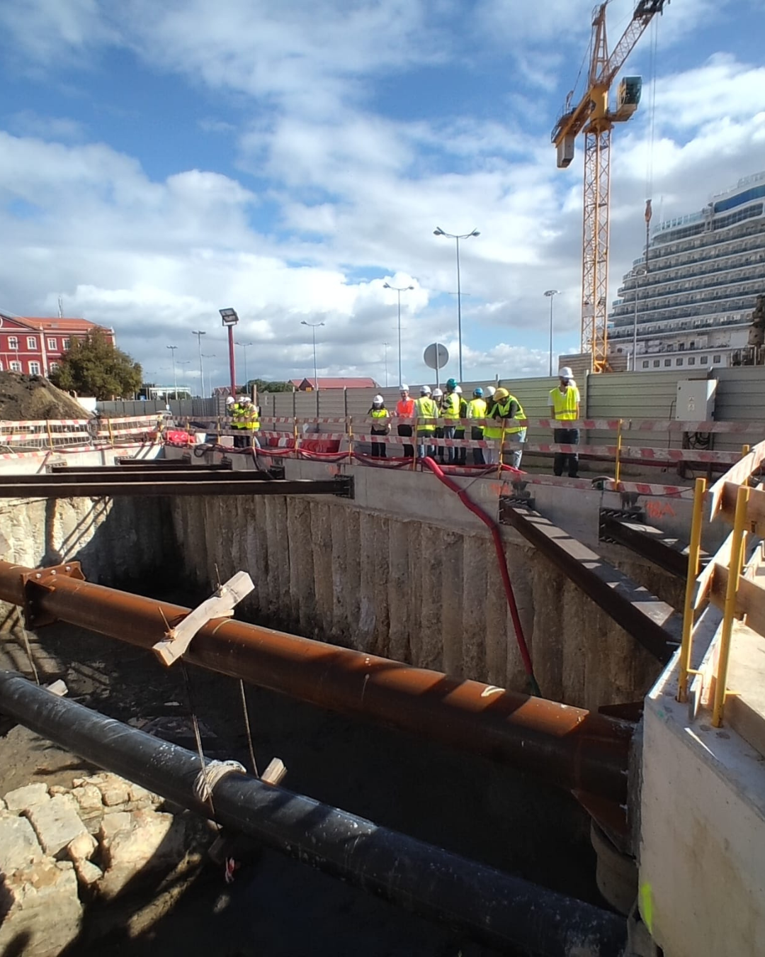Estudantes e Professores da ULusófona Visitam Obras de Drenagem em Lisboa