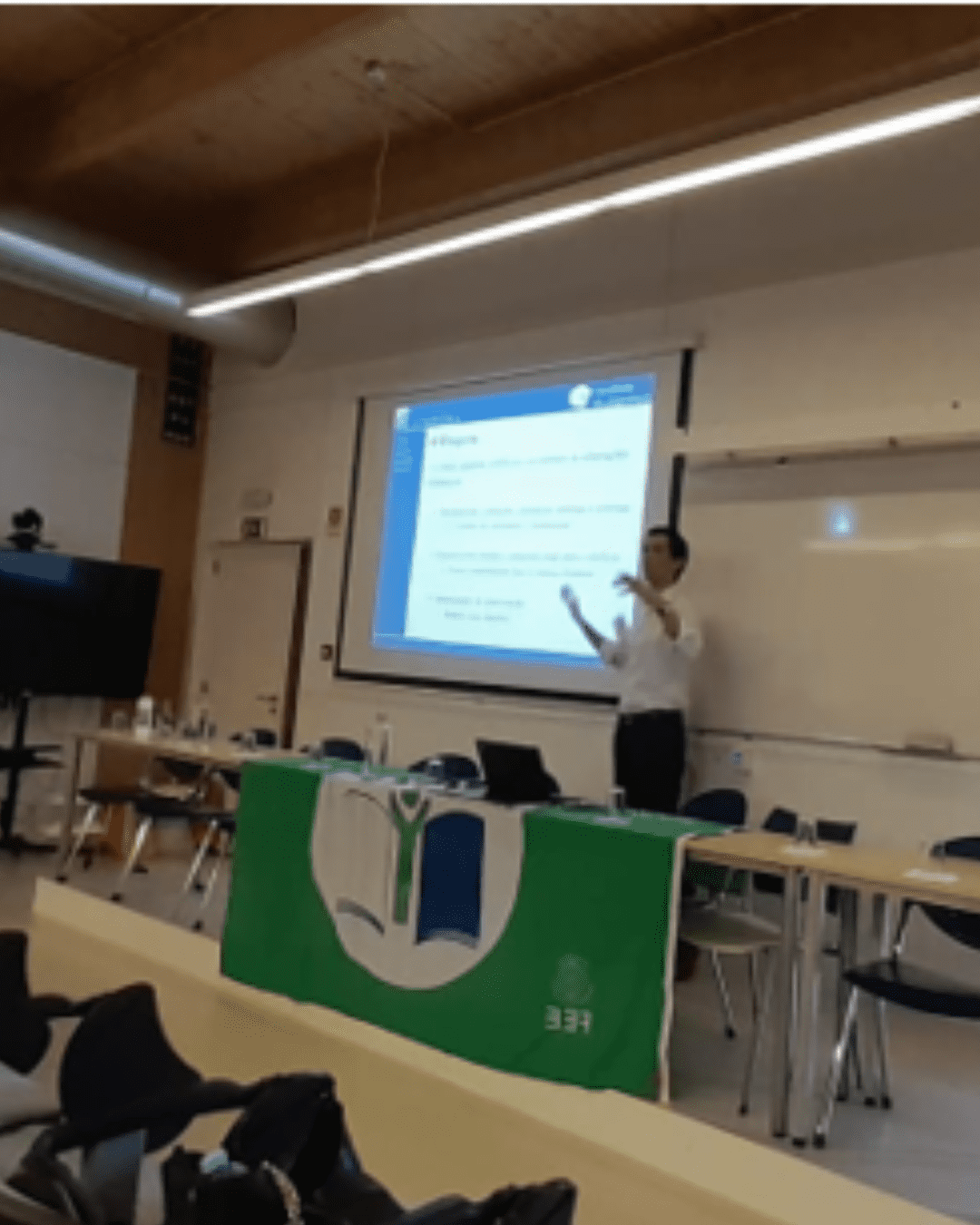 Palestra sobre a Aplicação de Sensores de Qualidade do ar e Conforto Térmico