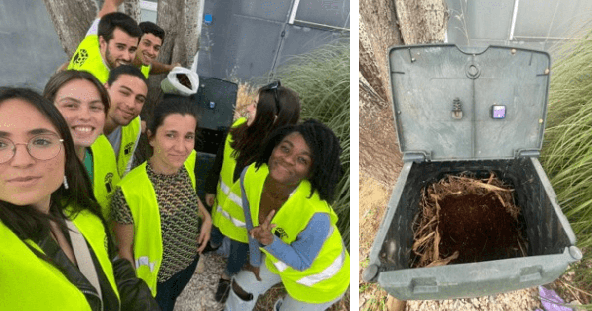 Lusófona University Continues Campus Composting Project